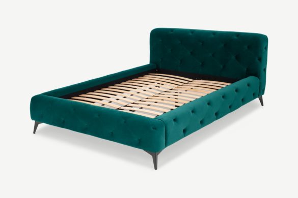 Sloan Polsterbett Meerblau