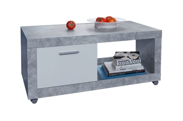 BOMARA Couchtisch auf Rädern von EBUY24
