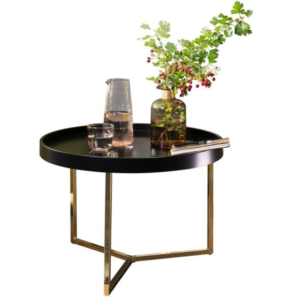 Couchtisch SCHWARZ GOLD Sofatisch METALL von LOMADOX