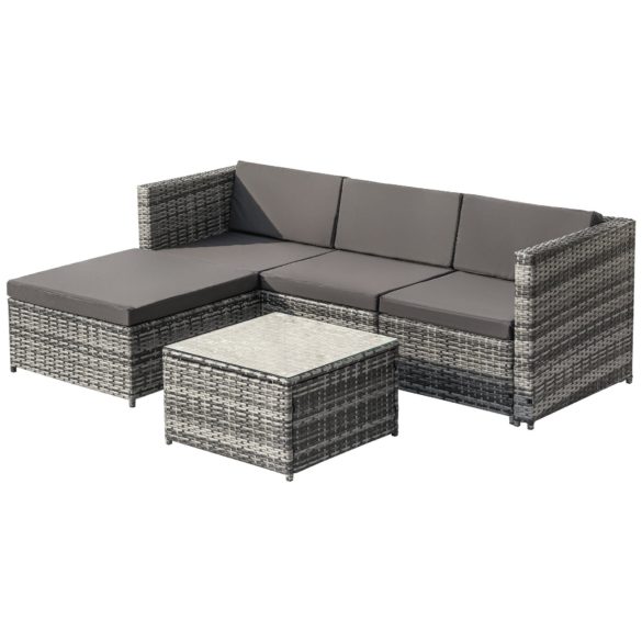 Gartenmöbelset Poly Rattan Lounge-Sofagarnitur von ICONOCO