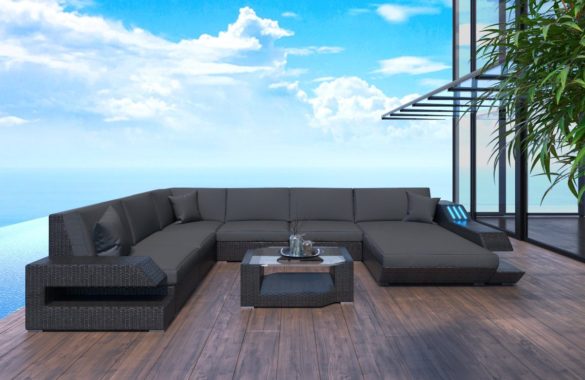Gartenmöbelset RAVENNA U Form XXL von SOFA DREAMS