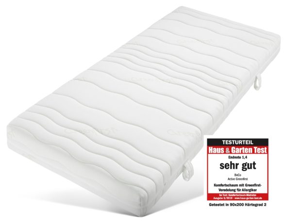 Komfortschaummatratze ACTIVE Greenfirst von BeCo EXCLUSIV