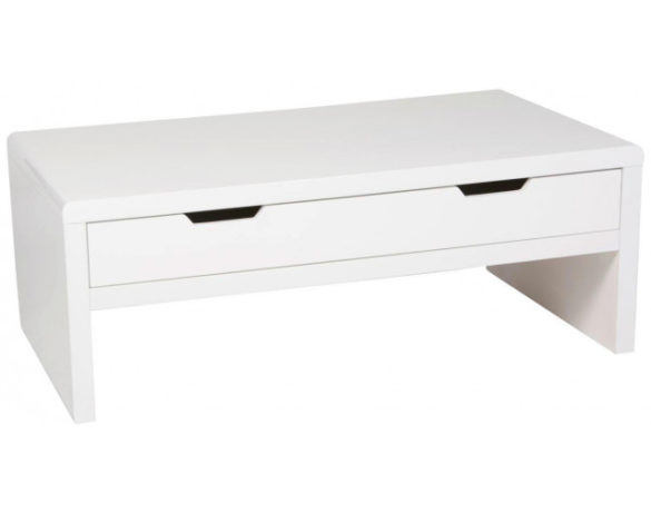 Couchtisch ELBE Hochglanz Weiß