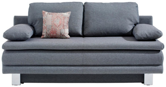 SCHLAFSOFA BRUNO Webstoff Grau, Türkis von NOVEL