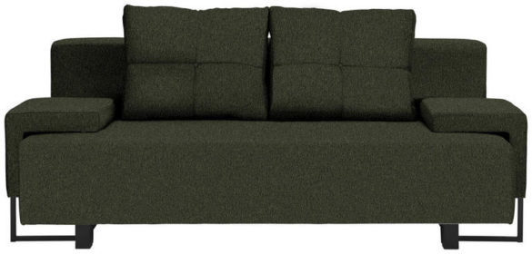 SCHLAFSOFA Webstoff Dunkelgrün von CARRYHOME
