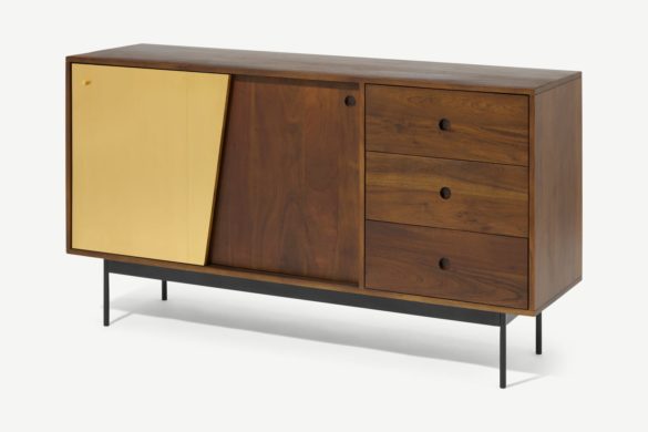 Sideboard MISCHA Akazienholz & Messing