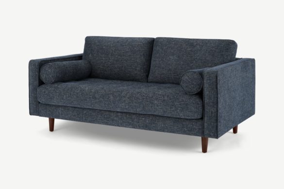 Großes 2-Sitzer-Sofa SCOTT Cuba Blue Weave