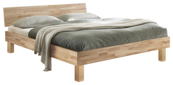 BETT 90x200 cm Kernbuche massiv von HASENA