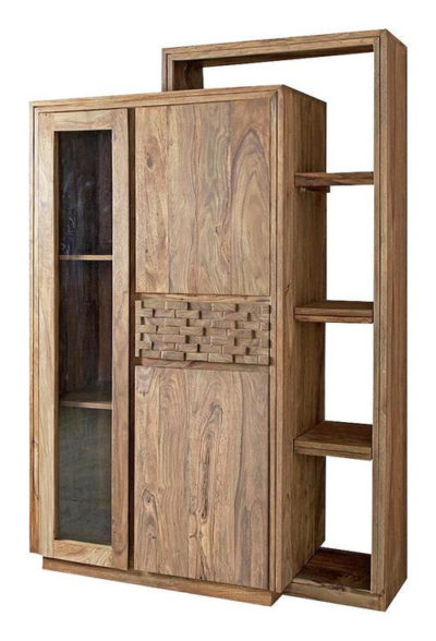HIGHBOARD Sheesham massiv Sheeshamfarben von LANDSCAPE