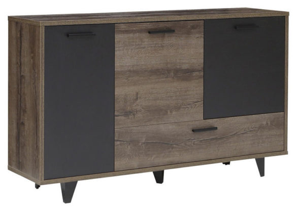 SIDEBOARD Schwarz, Eichefarben von CARRYHOME