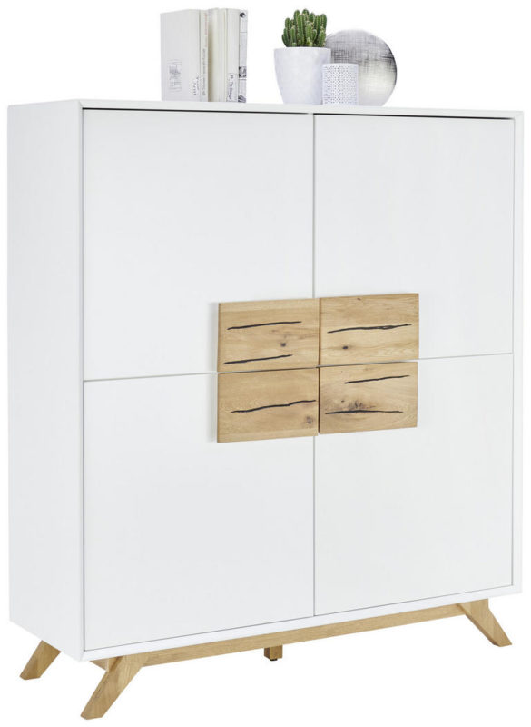 HIGHBOARD Eiche massiv Weiß von XORA