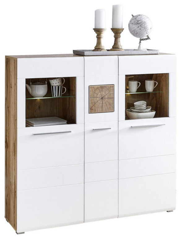 HIGHBOARD Weiß, Eichefarben von HOM'IN