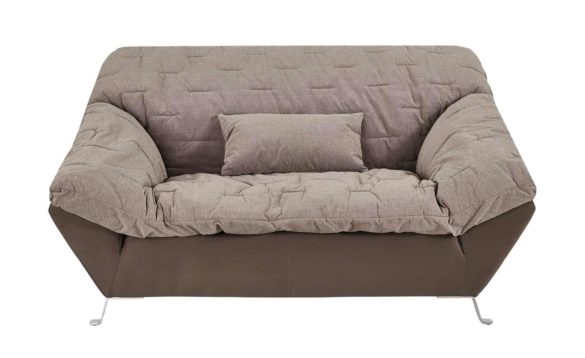 Sofa CHER Mikrofaser Grau