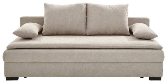 SCHLAFSOFA Webstoff Beige von CARRYHOME