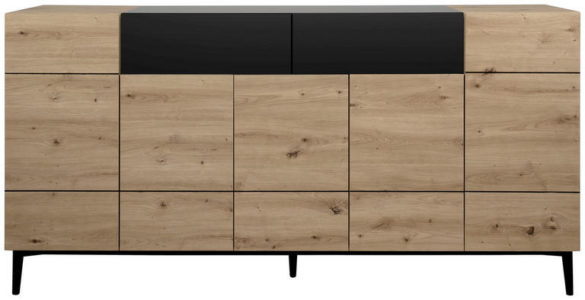 SIDEBOARD Schwarz, Eichefarben von MID.YOU