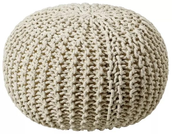 POUF Uni Creme von LINEA NATURA