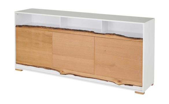 Sideboard EMPOLI Wildeiche / Weiß