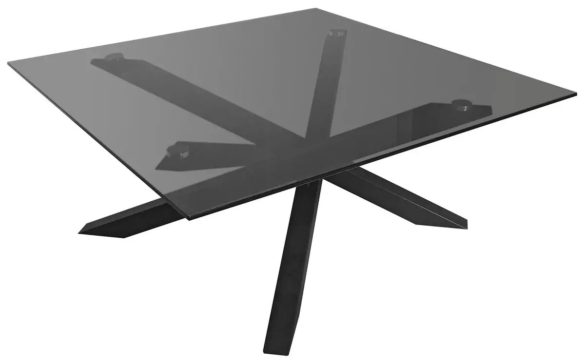 COUCHTISCH quadratisch Grau, Schwarz von CARRYHOM