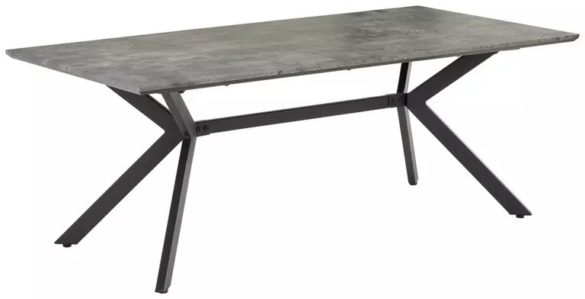 COUCHTISCH rechteckig Grau, Schwarz von MID.YOU