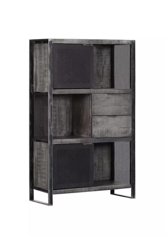 HIGHBOARD Mangoholz massiv Grau, Schwarz von LANDSCAPE