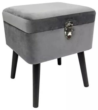 HOCKER Webstoff, Vliesstoff Kiefer Grau von XORA