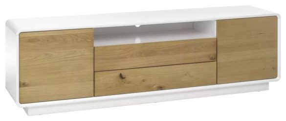 LOWBOARD Eiche, Eukalyptusholz furniert, teilmassiv, Hartholz von LIVETASTIC