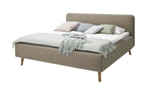 Polsterbettgestell MATTIS 140x200 cm Taupe