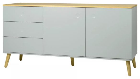 SIDEBOARD Eichefarben, Mintgrün