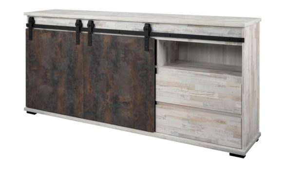 Sideboard SEVISO Kiefer Weiß Nachbildung