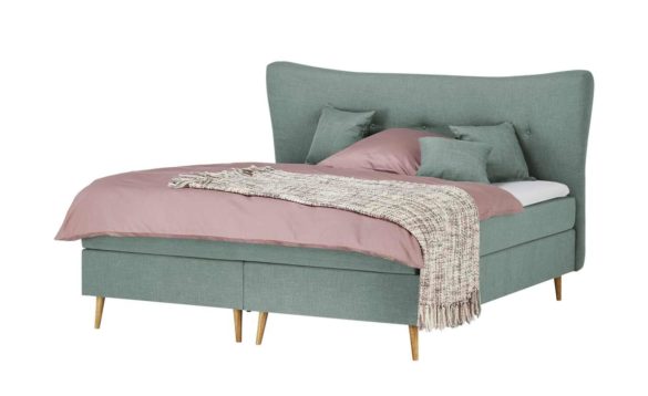 Boxspringbett FERILL 140x200 cm Aquablau