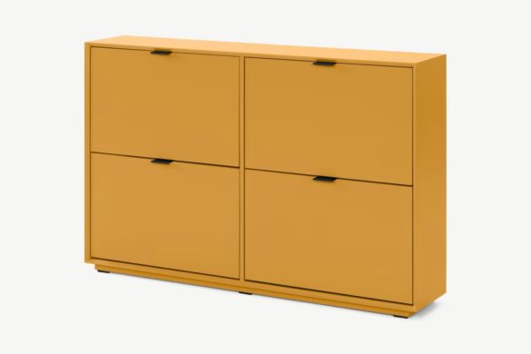 Breiter doppelter Schuhschrank MARCELL Mango