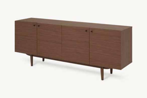 Breites Sideboard ASGER Eicheneffekt dunkel gebeizt