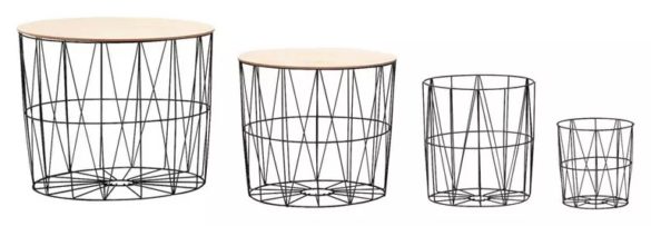 COUCHTISCHSET rund Eichefarben von MID.YOU