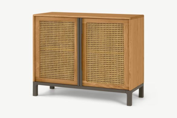 Kompaktes Sideboard REEMA Eiche & Grau