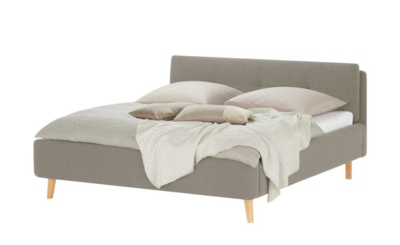 Polsterbettgestell LOOP 180x200 cm Taupe