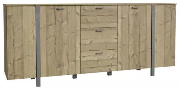 SIDEBOARD Grau, Fichtefarben von HOM'IN