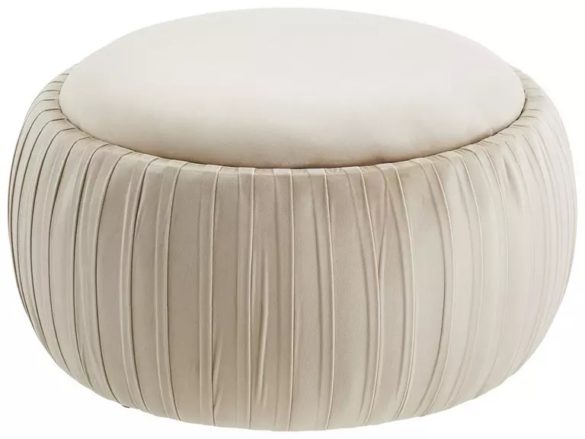HOCKER Samt Beige von AMBIA HOME