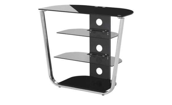 TV Rack MAGLAJ Schwarzglas