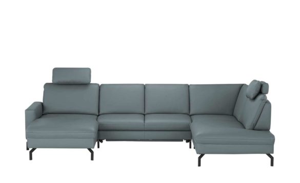 Wohnlandschaft GRACE Steel (Grau-Blau) von MEINSOFA