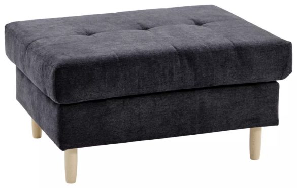 HOCKER Chenille Graphitfarben von TI'ME