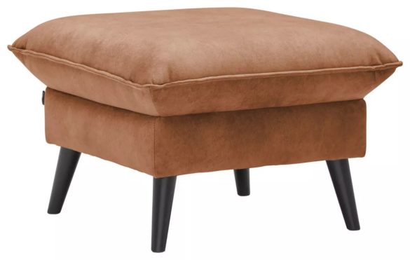 HOCKER Velours Rostfarben von CARRYHOME