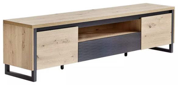 LOWBOARD Schwarz, Eichefarben von XORA