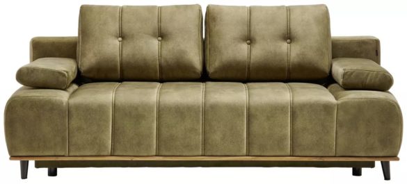 SCHLAFSOFA Webstoff Olivgrün von NOVEL