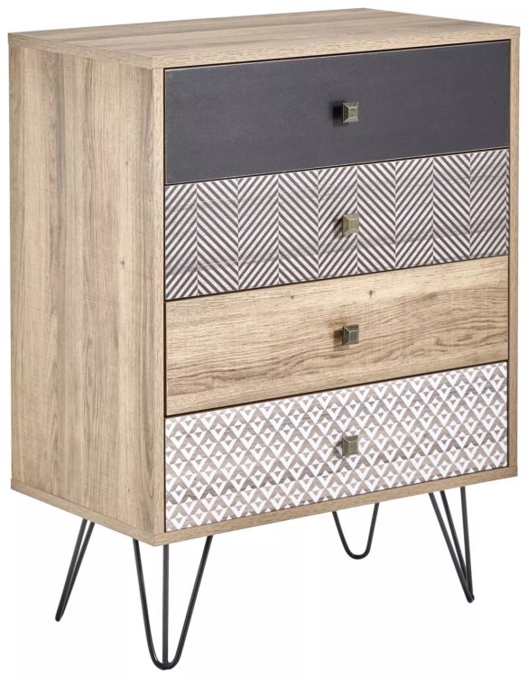 KOMMODE Multicolor, Eichefarben von CARRYHOME