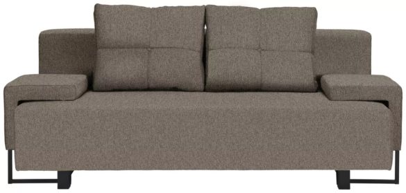 SCHLAFSOFA Webstoff Braun von CARRYHOME