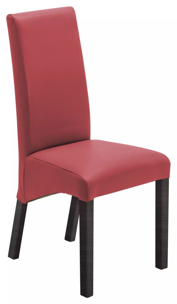 STUHL Lederlook Rot, Buche Kolonial von CARRYHOME