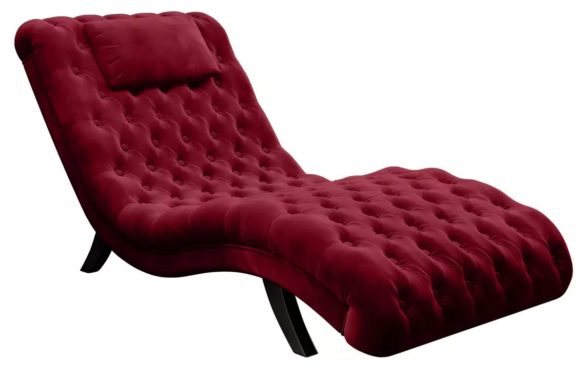 RELAXLIEGE Samt Rot von AMBIA HOME
