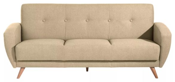 SCHLAFSOFA Samt, Velours Beige von MAX WINZER