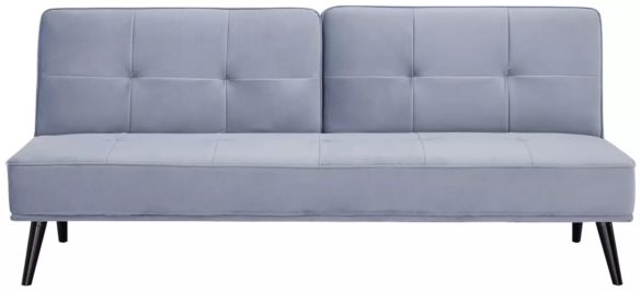 SCHLAFSOFA in Samt Hellblau von TI'ME