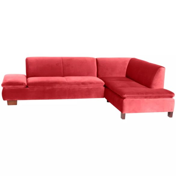 ECKSOFA Rot Samt, Velours von MAX WINZER